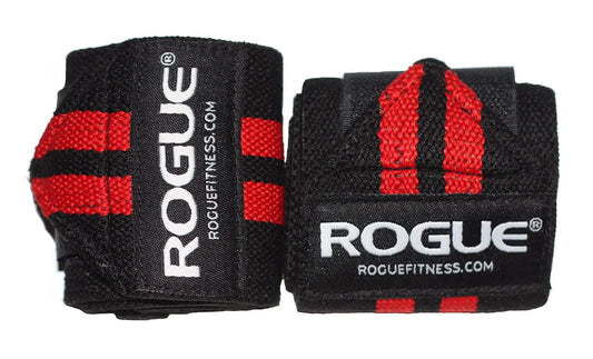 Fitness Wrist Wraps Black/Red|Rogue Fitness Wrist Wraps (Black/Red 12") - MoorByMoore